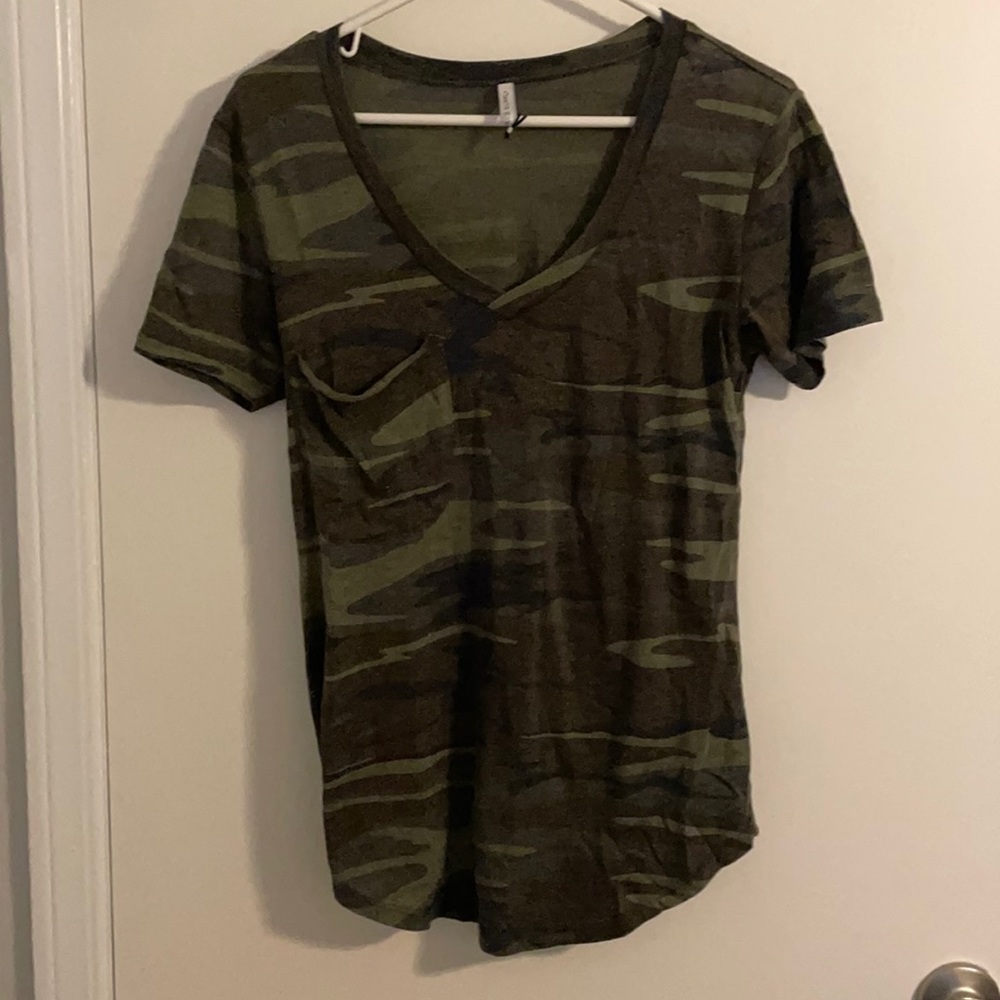 Lulu’s camo oversized t-shirt